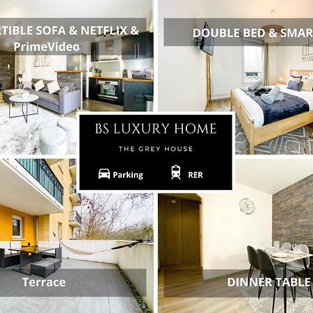 The Grey House - Parking - Piscine - Rer A 6 Min Apartamento Bussy-Saint-Georges Exterior foto